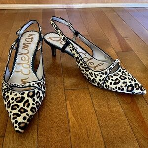 Size 10 Sam Edelman Kitten heal sling